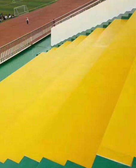 南江球场台阶翻新修补改造